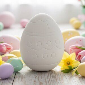 Bisque Ceramic Easter Egg Tinker Box – DIY Paint Project‎